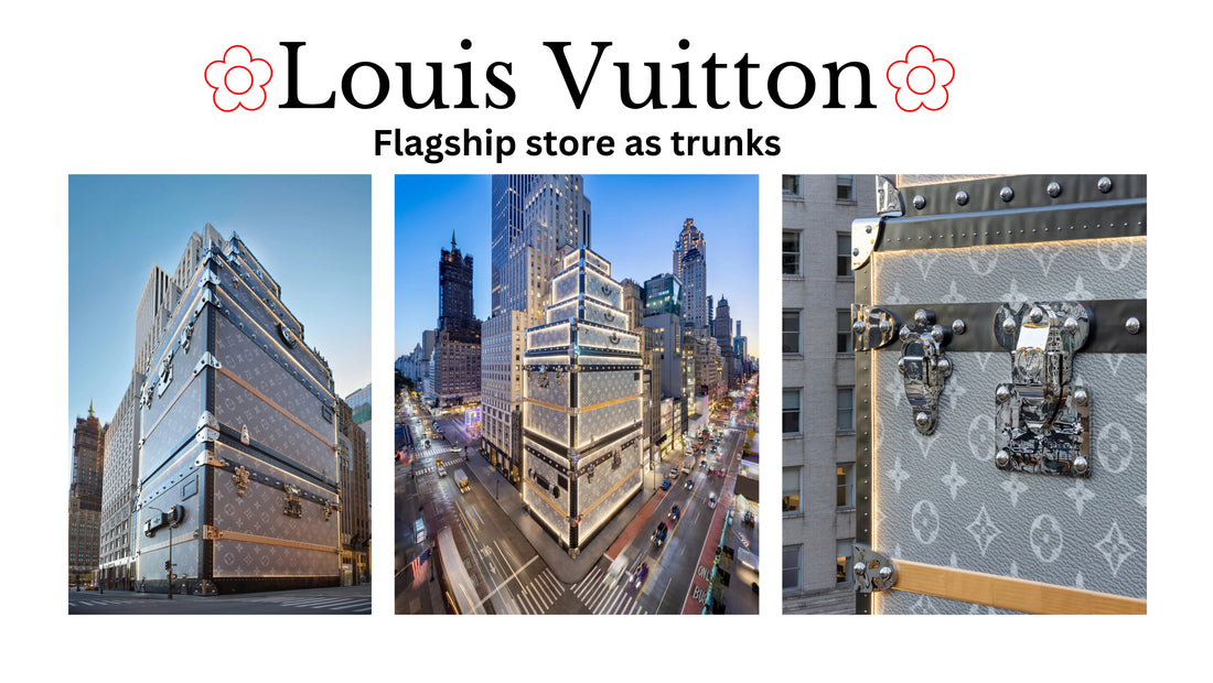 Louis Vuitton Transforms its New York Flagship Store into Luxury Trunks