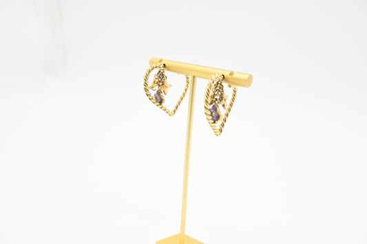 Louis Vuitton Sweet Monogram In My Heart Hoop Earrings