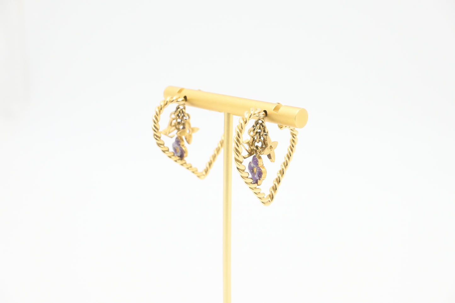 Louis Vuitton Sweet Monogram In My Heart Hoop Earrings