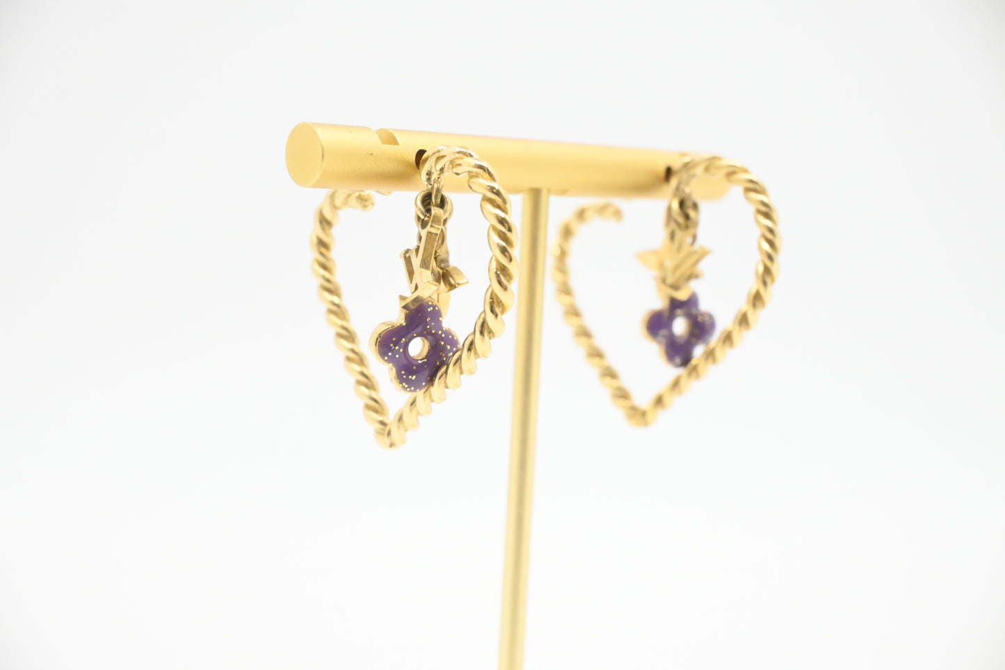 Louis Vuitton Sweet Monogram In My Heart Hoop Earrings