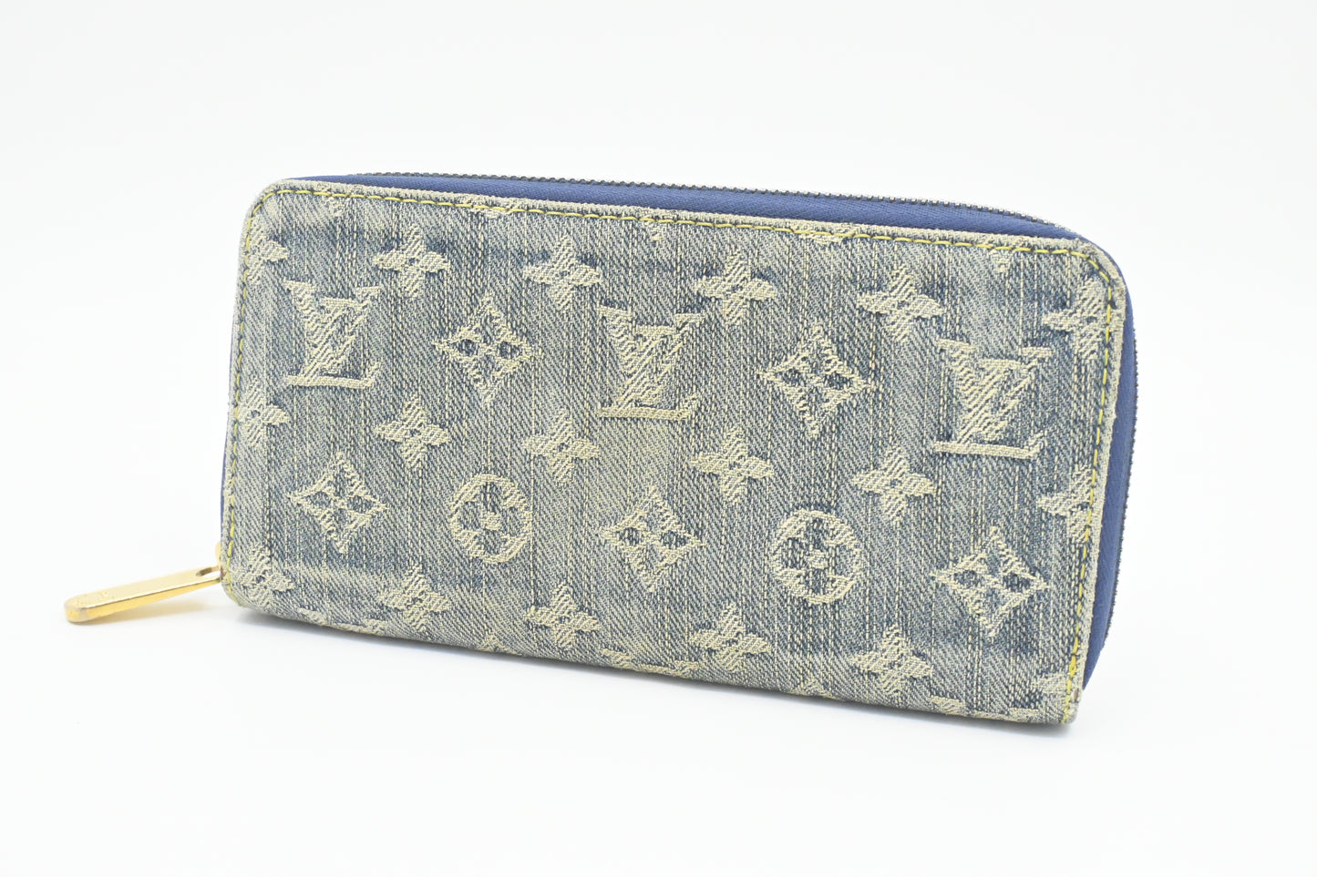 Louis Vuitton Long Zippy Wallet in Monogram Denim