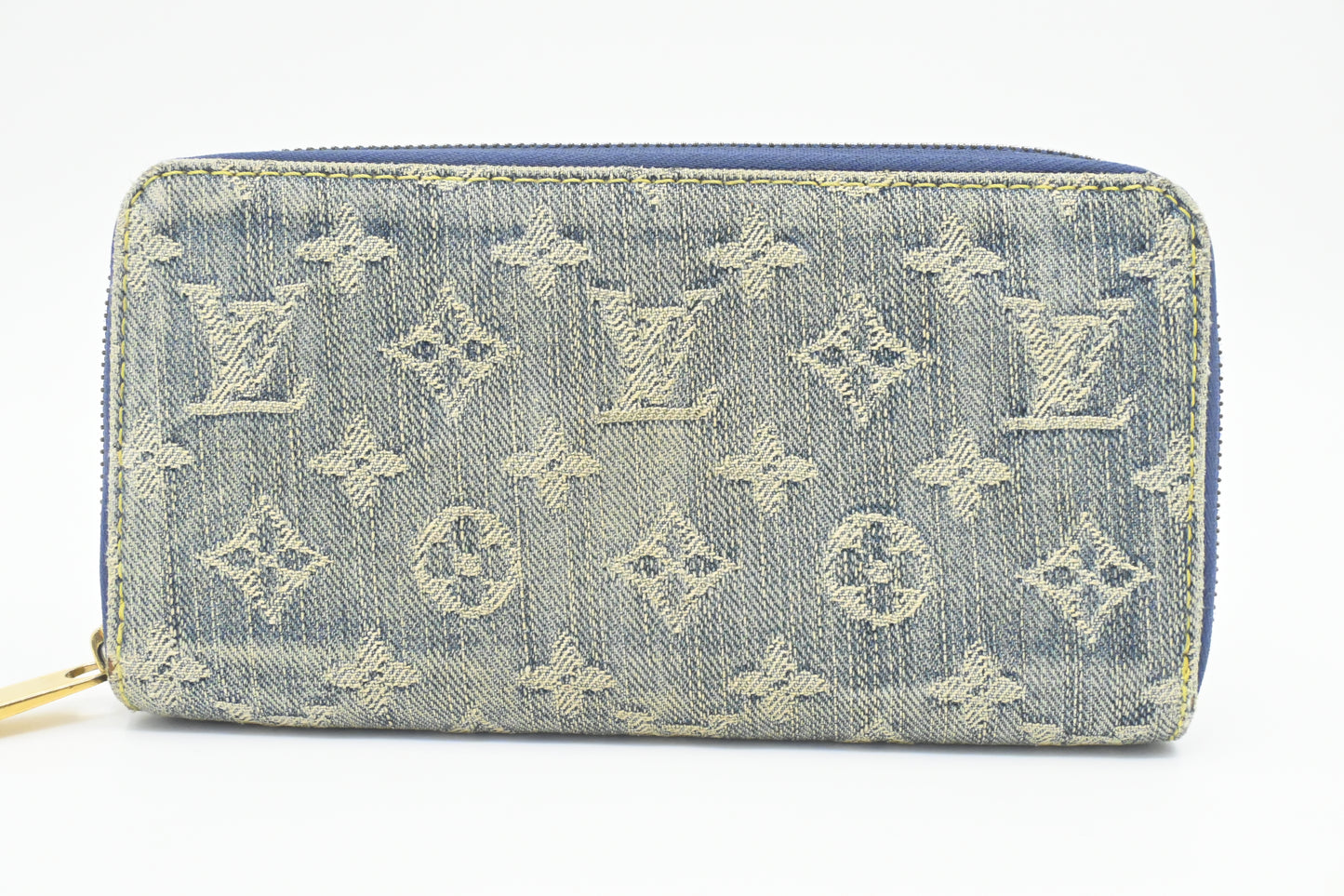 Louis Vuitton Long Zippy Wallet in Monogram Denim