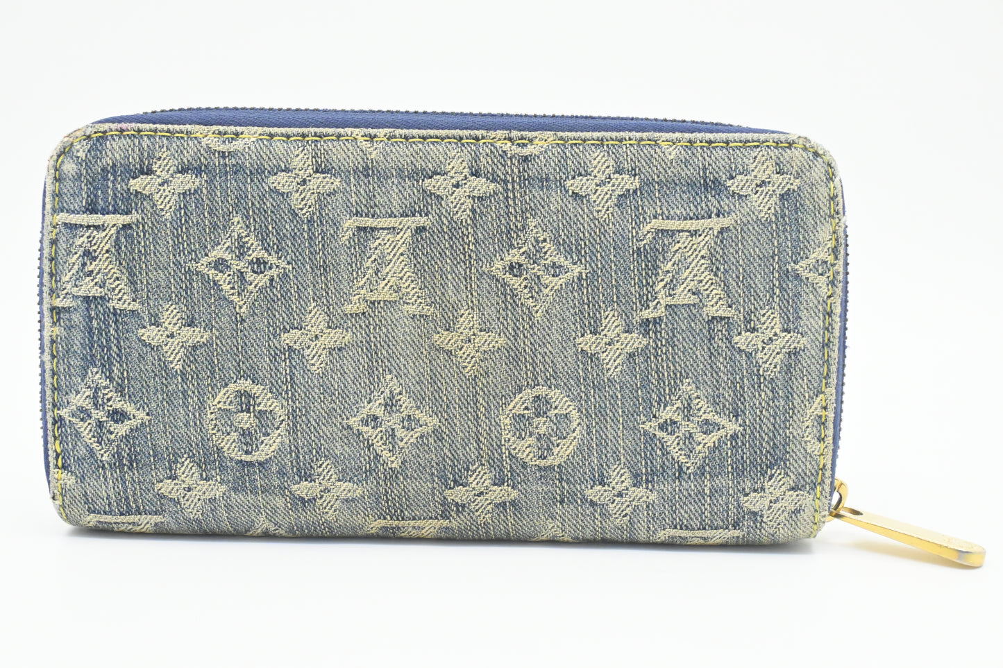 Louis Vuitton Long Zippy Wallet in Monogram Denim