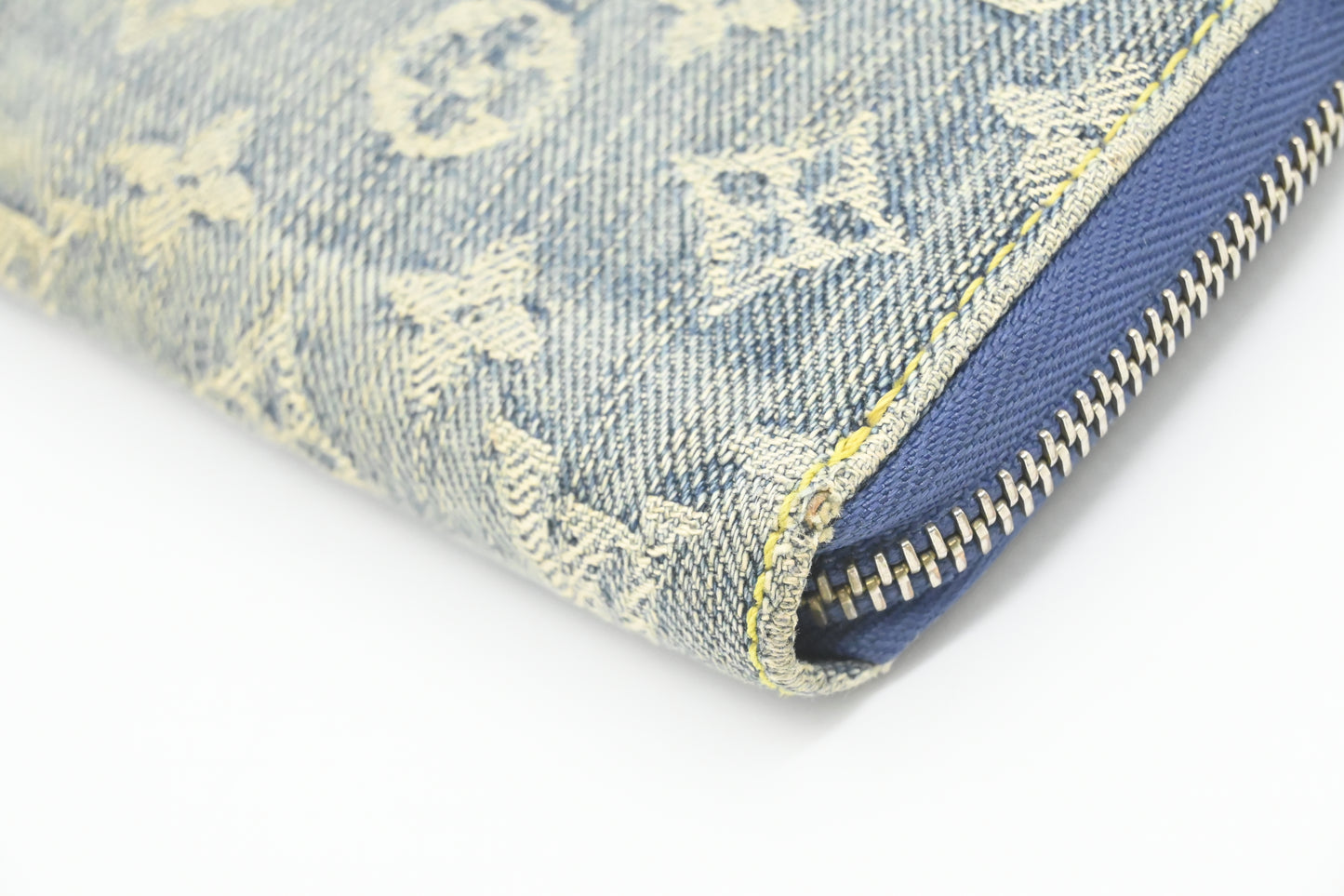 Louis Vuitton Long Zippy Wallet in Monogram Denim