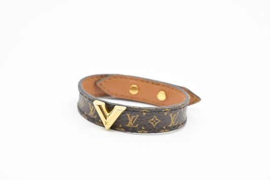 Louis Vuitton Essential V Bracelet in Mini Monogram Canvas