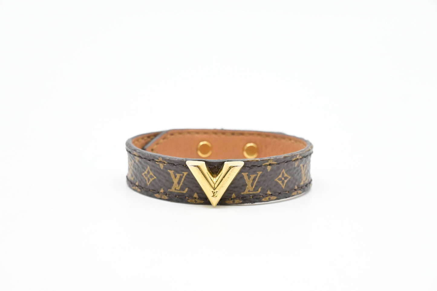 Louis Vuitton Essential V Bracelet in Mini Monogram Canvas