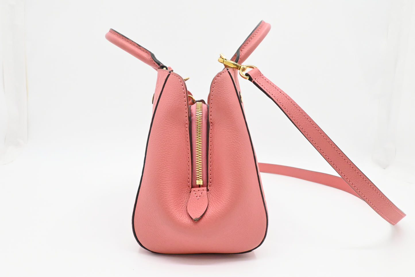 Louis Vuitton Montaigne BB in Pink Empreinte Leather