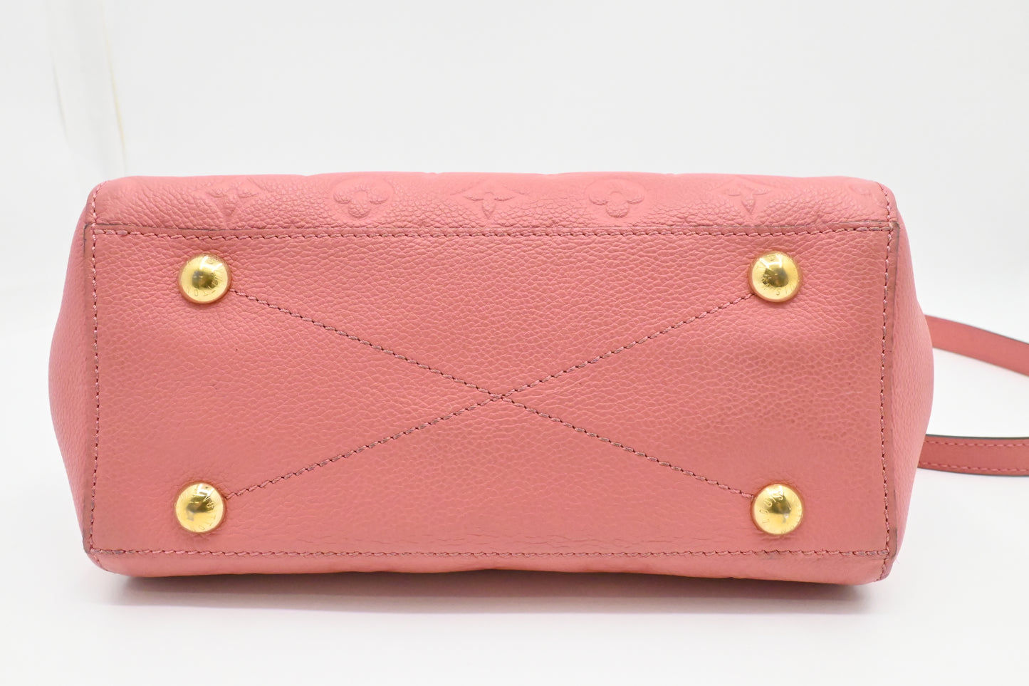 Louis Vuitton Montaigne BB in Pink Empreinte Leather