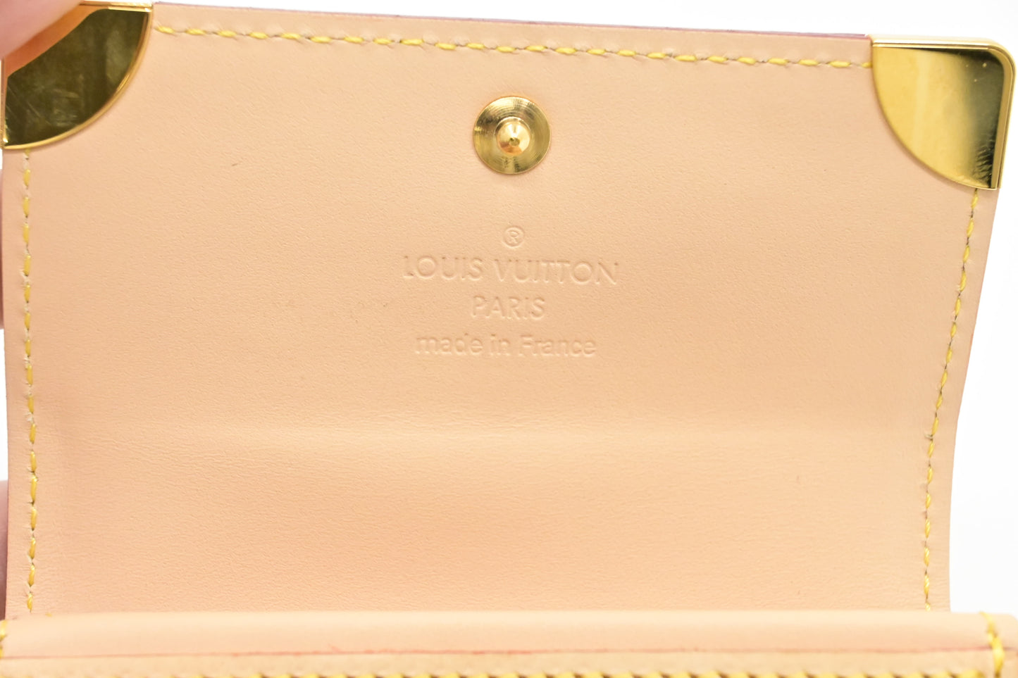 Louis Vuitton Coin Case in White Multicolor Monogram Canvas