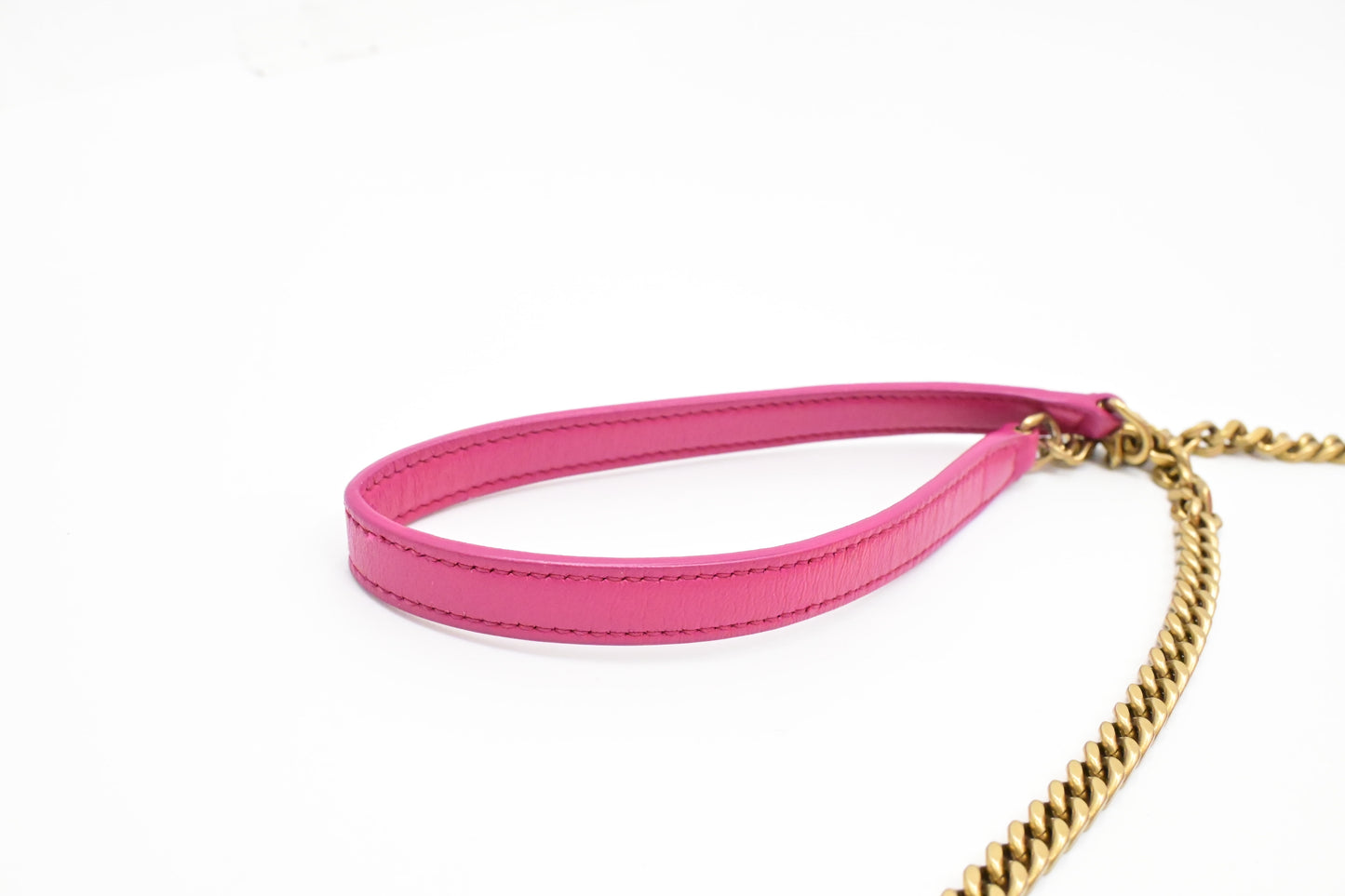 YSL Saint Laurent Mini Loulou in Pink Tweed