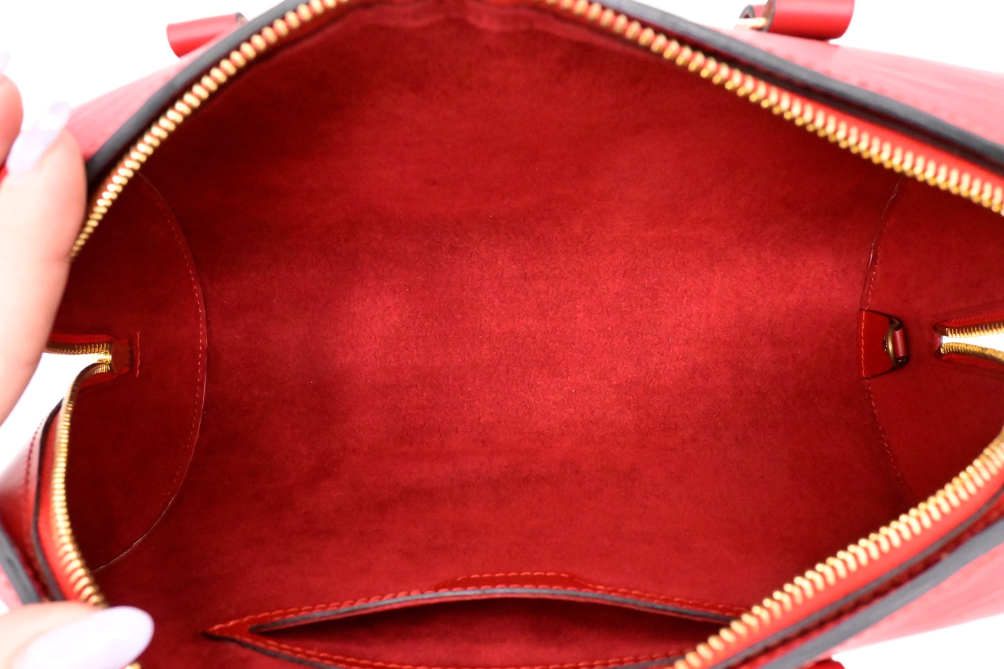 Louis Vuitton Soufflot in Red Epi Leather