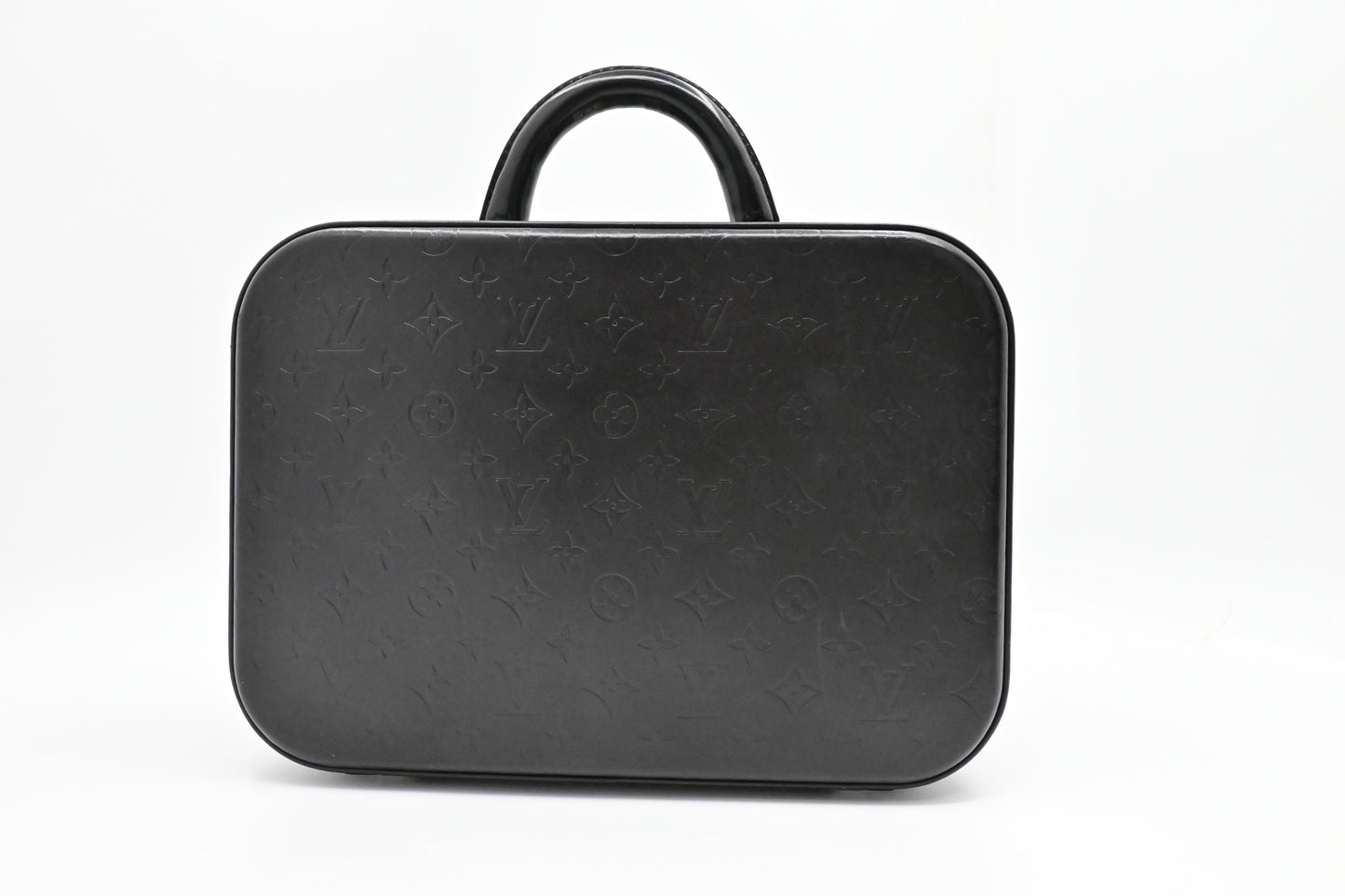 Louis Vuitton Valisette MM in Black Monogram Glace Leather