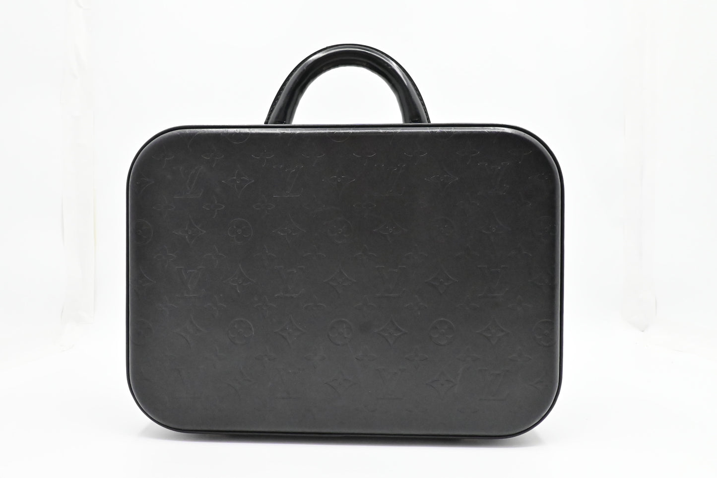 Louis Vuitton Valisette MM in Black Monogram Glace Leather