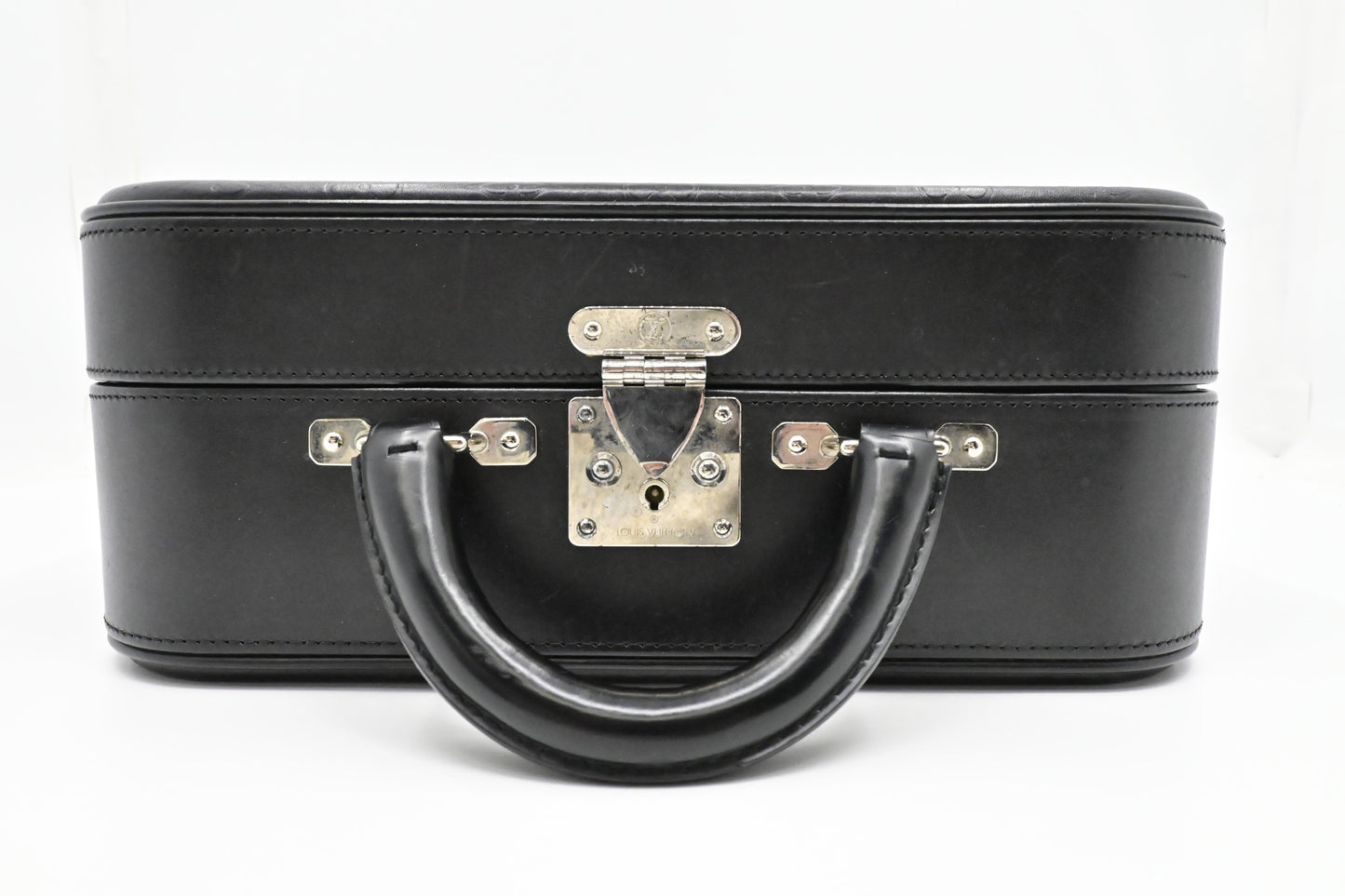 Louis Vuitton Valisette MM in Black Monogram Glace Leather