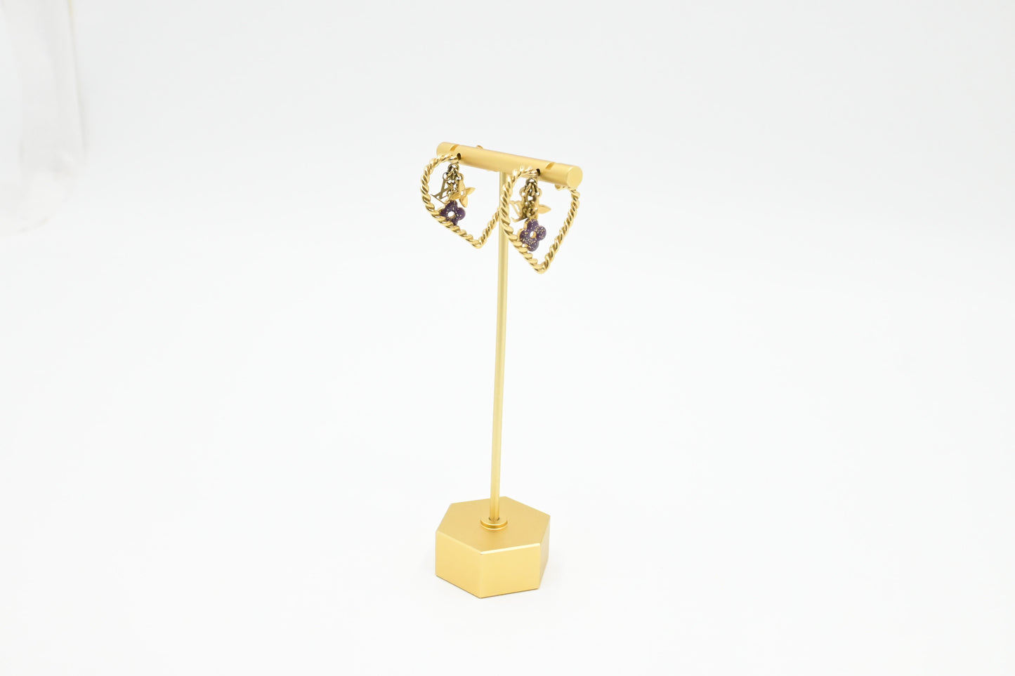 Louis Vuitton Sweet Monogram In My Heart Hoop Earrings