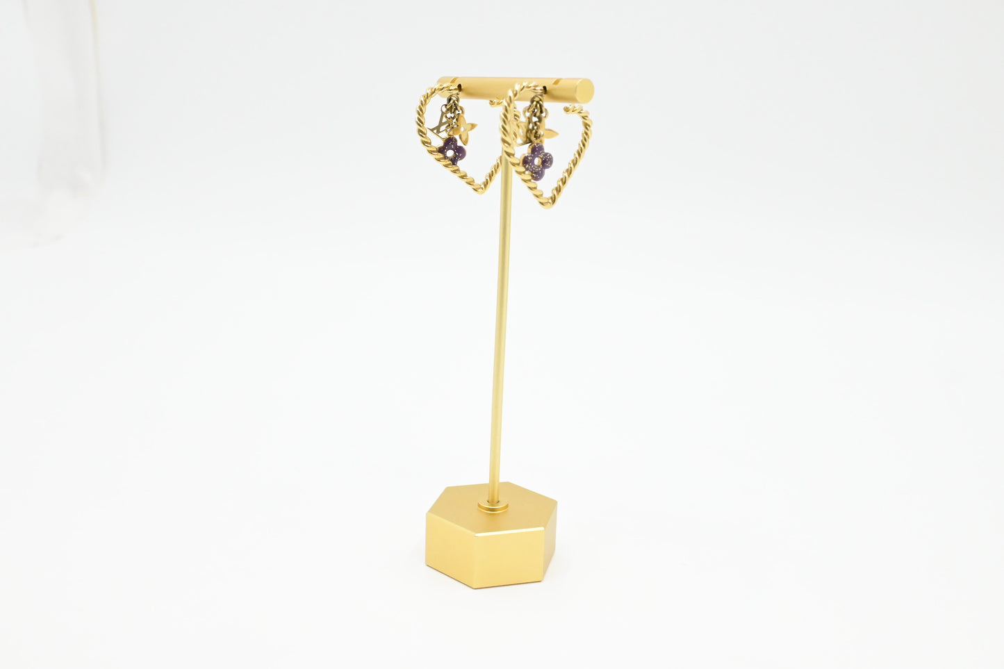 Louis Vuitton Sweet Monogram In My Heart Hoop Earrings