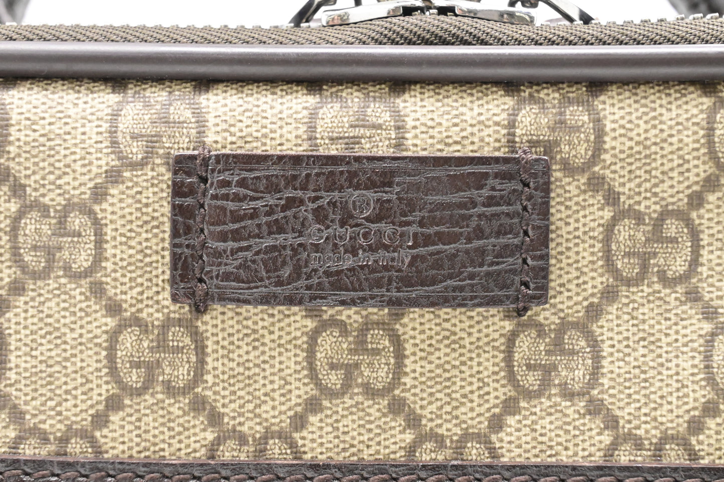 Gucci Small Suitcase in GG Supreme Canvas