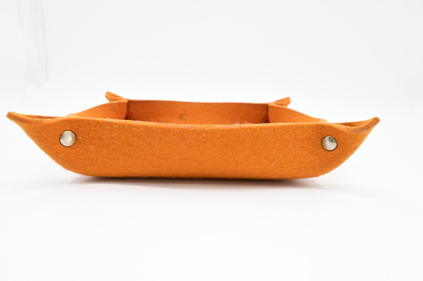 Hermes Jewelry Tray in Orange Felt