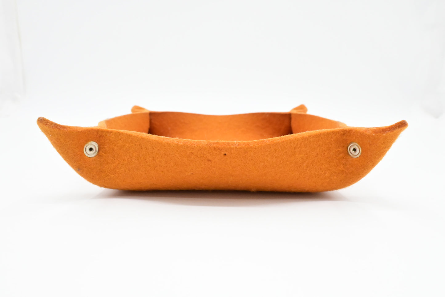 Hermes Jewelry Tray in Orange Felt