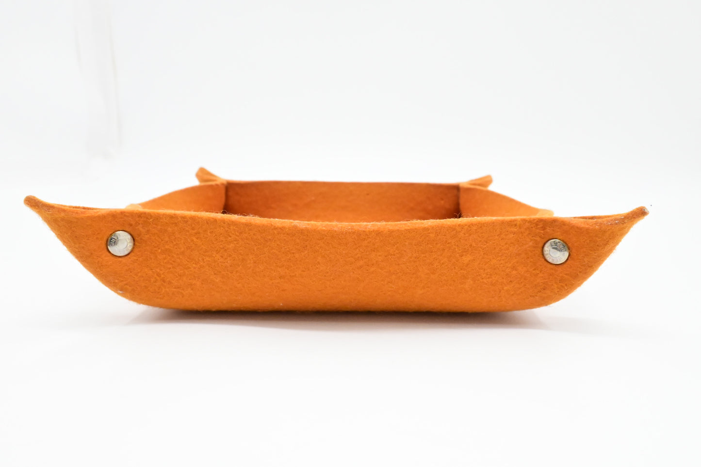 Hermes Jewelry Tray in Orange Felt