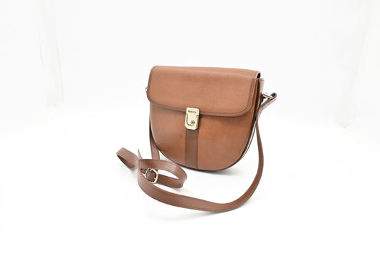 Burberry Crossbody Bag in Brown Leather