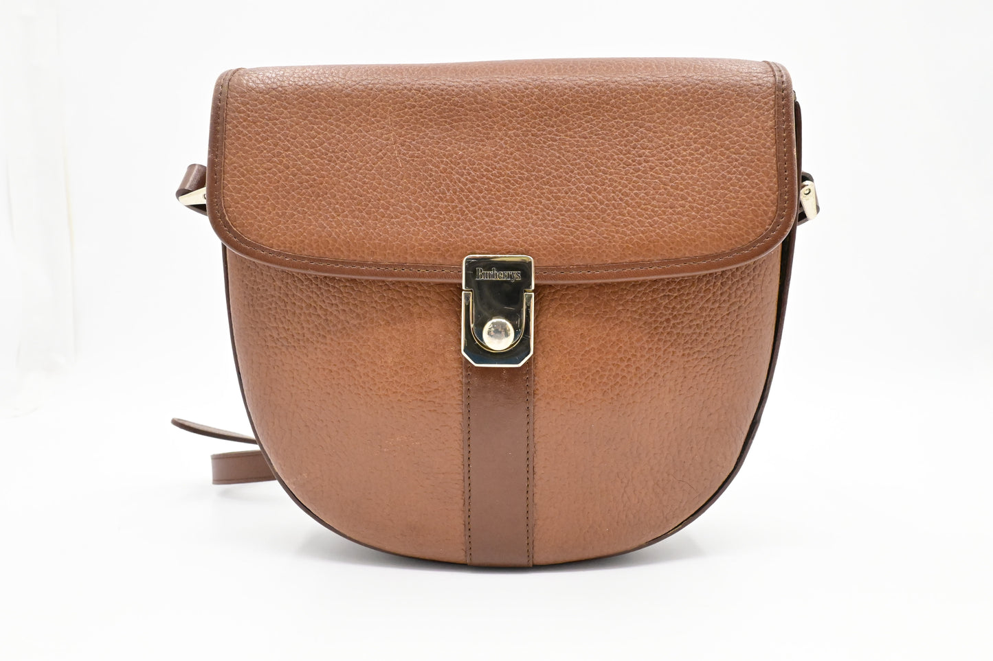 Burberry Crossbody Bag in Brown Leather