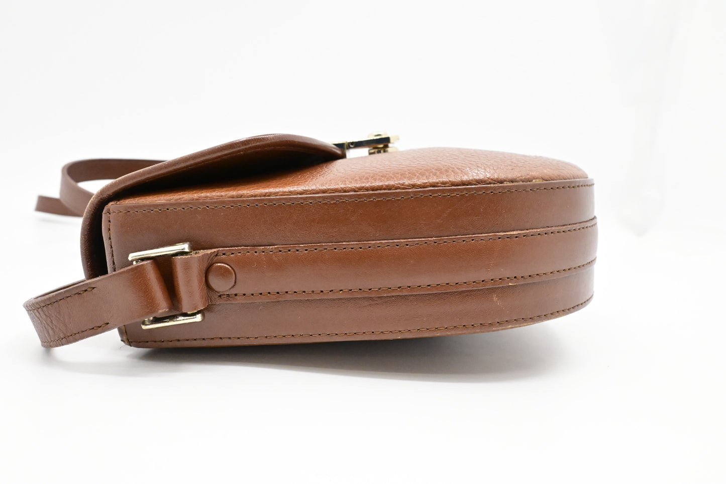 Burberry Crossbody Bag in Brown Leather