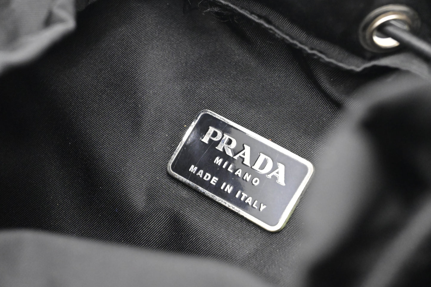 Prada Medium Backpack in Black Nylon