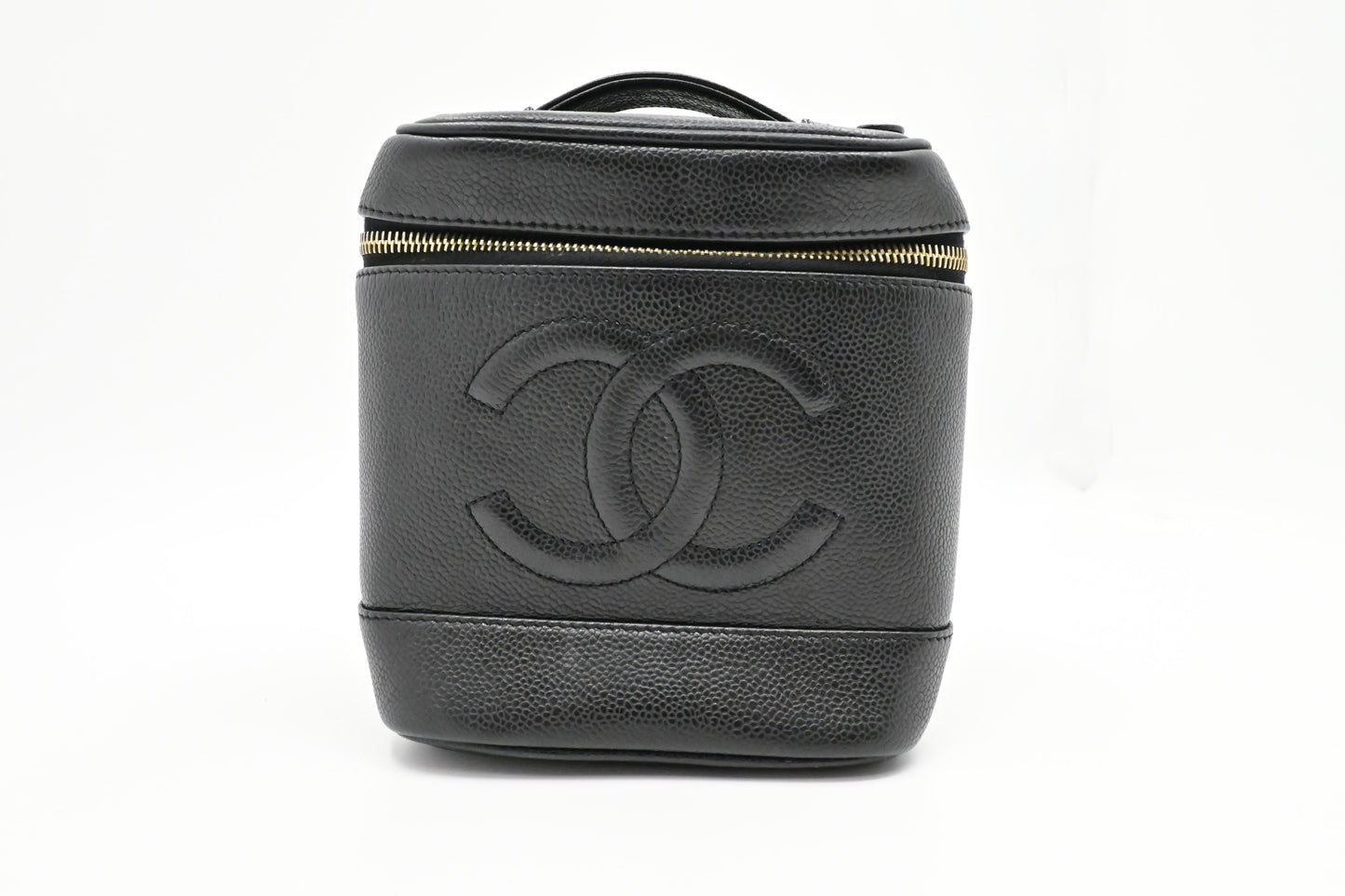 Chanel Vanity Bag in Black Caviar Leather