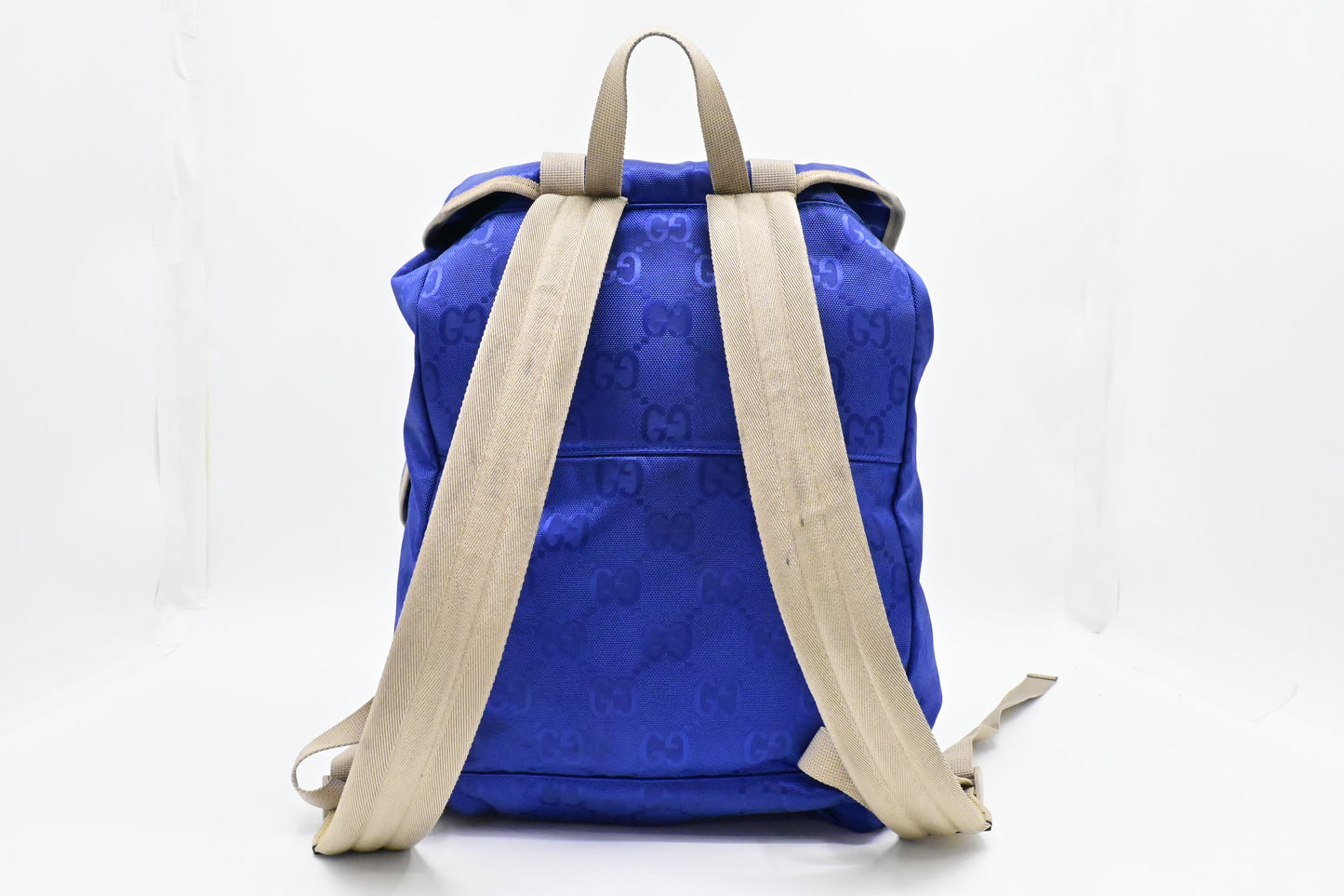 Gucci Off the Grid Backpack in Blue GG Econyl Nylon