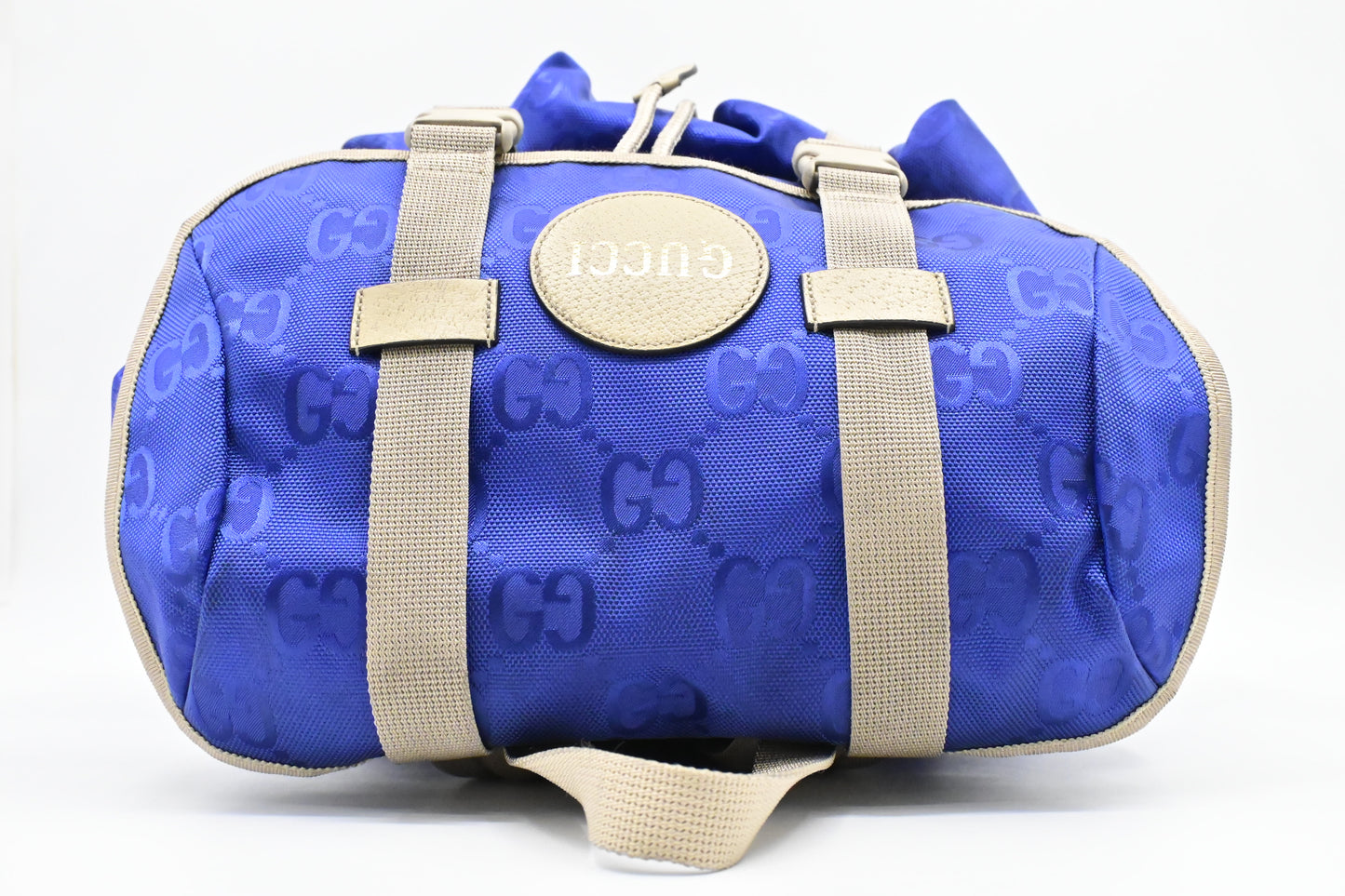 Gucci Off the Grid Backpack in Blue GG Econyl Nylon