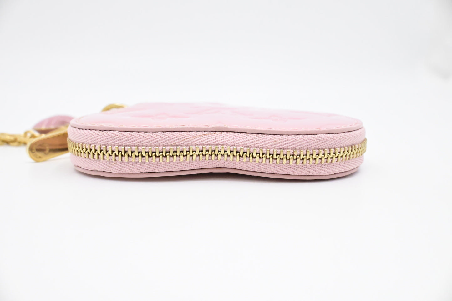 Louis Vuitton Heart Coin Case in Pink Vernis Leather