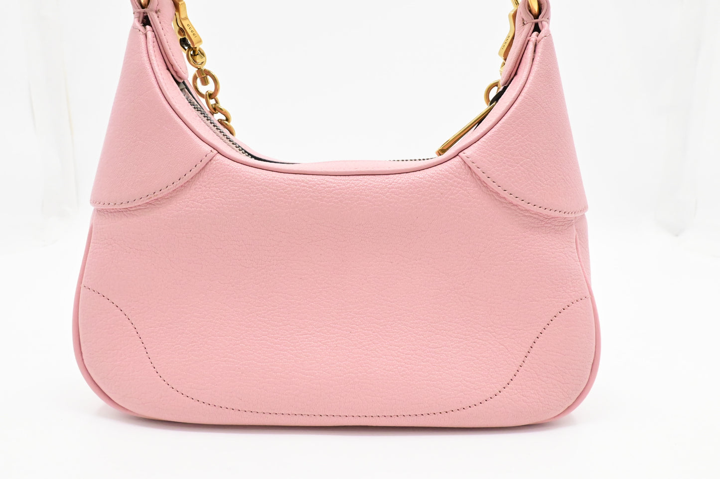 Gucci Small Aphrodite Shoulder Bag in Pink Leather