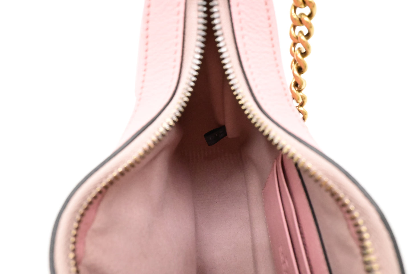 Gucci Small Aphrodite Shoulder Bag in Pink Leather