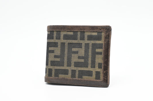 Fendi Bifold Wallet in Zucca Canvas