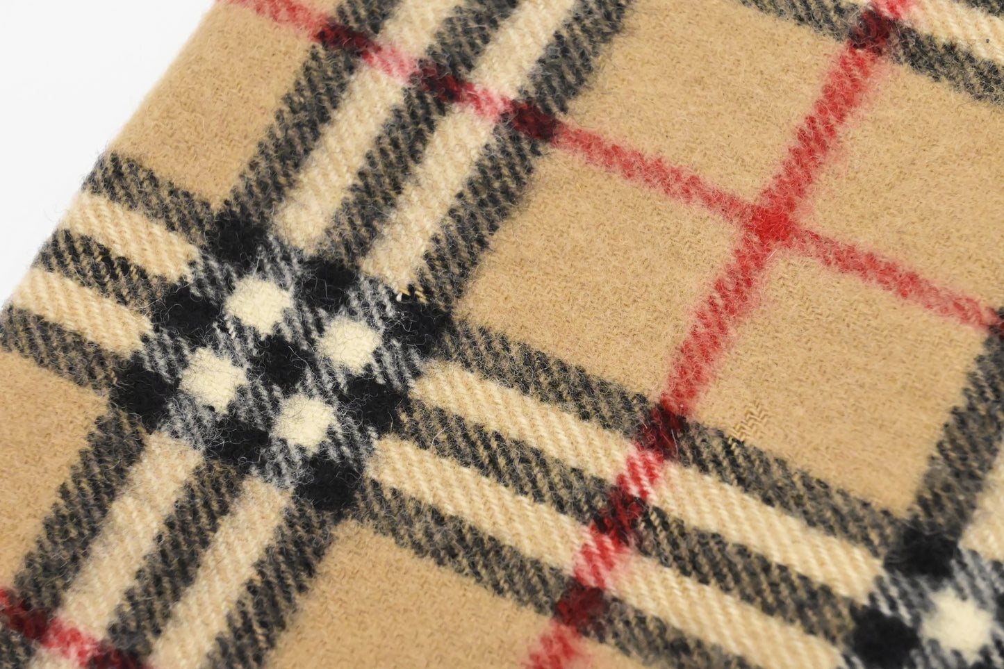 Burberry Scarf in Beige Wool