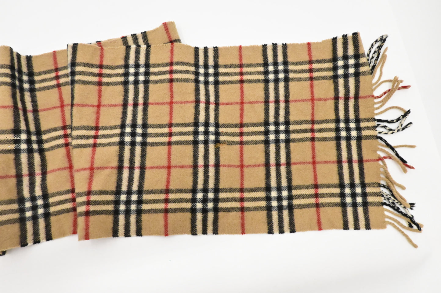 Burberry Scarf in Beige Wool