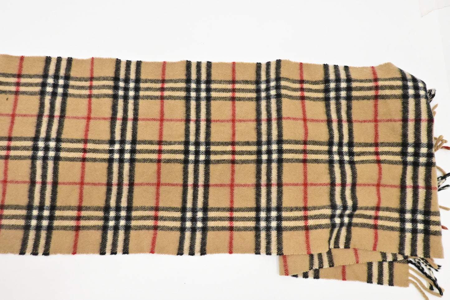 Burberry Scarf in Beige Wool