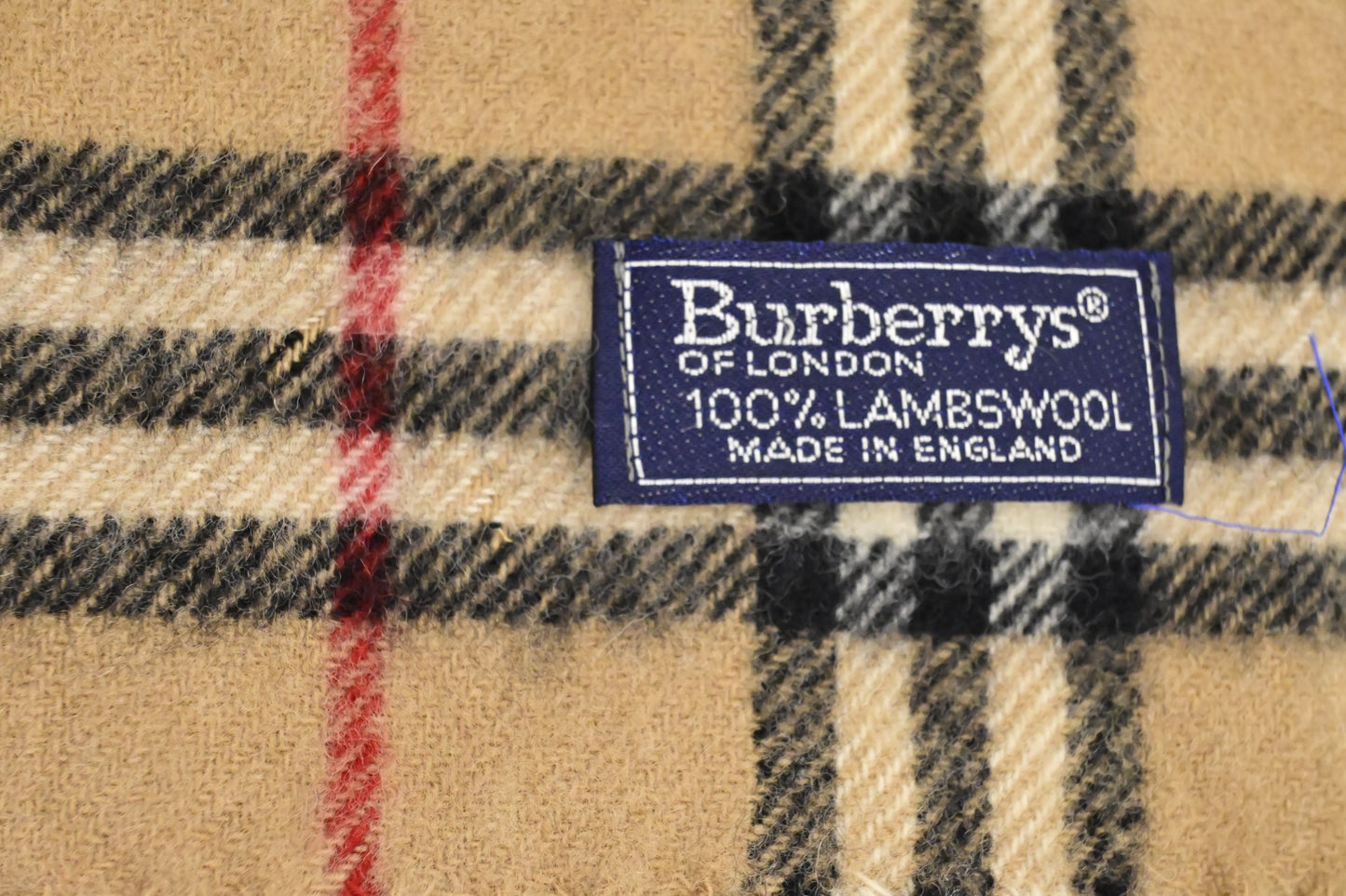 Burberry Scarf in Beige Wool