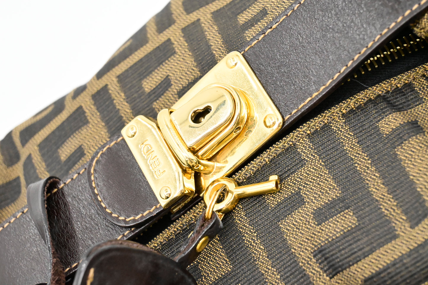 Fendi Handbag in Zucca Canvas