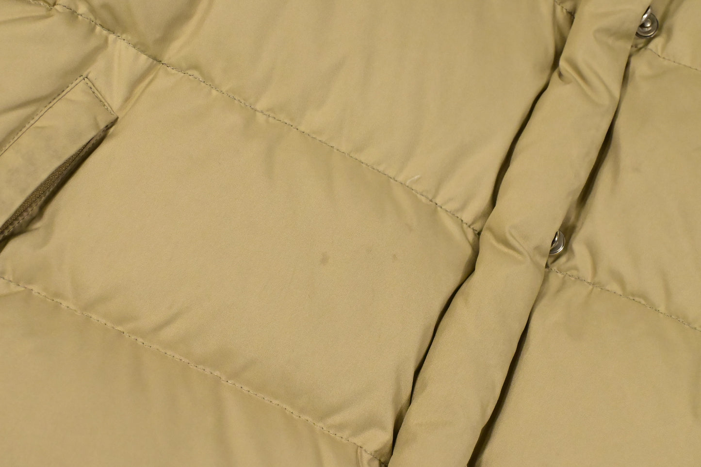 Moncler Beige Long Down Jacket