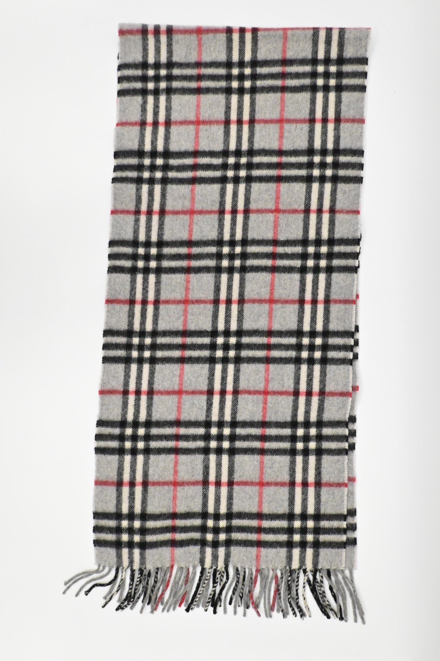 Burbery Scarf in Grey Cashmere