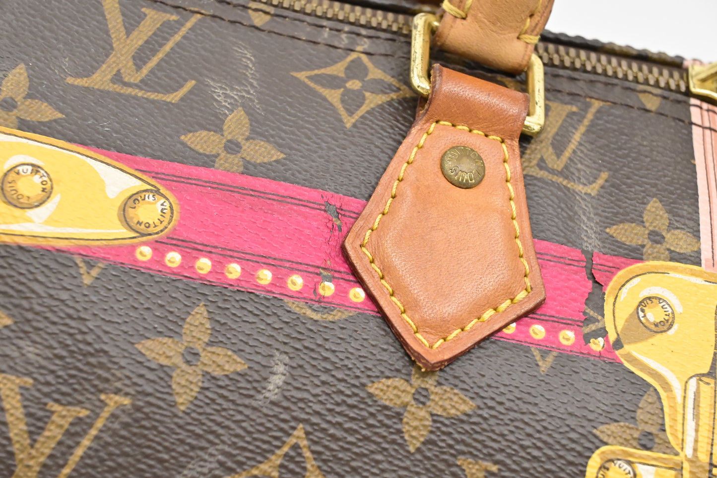 Louis Vuitton Speedy 30 Bandouliere in Summer Trunks Monogram