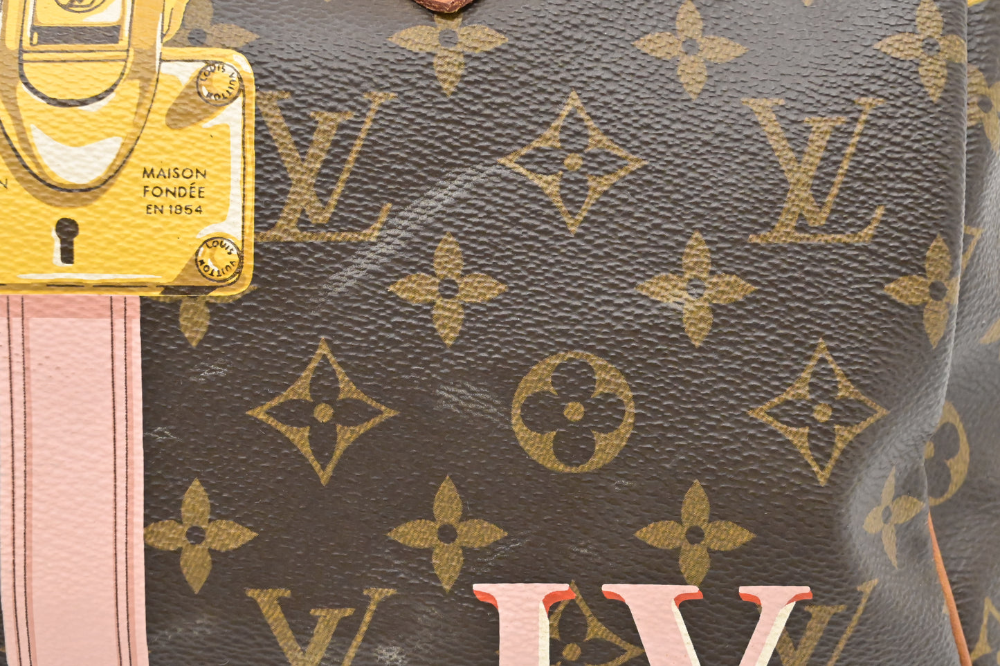 Louis Vuitton Speedy 30 Bandouliere in Summer Trunks Monogram