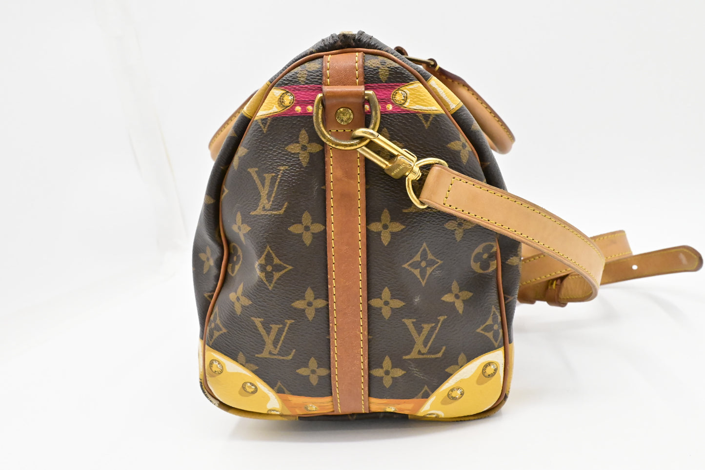 Louis Vuitton Speedy 30 Bandouliere in Summer Trunks Monogram