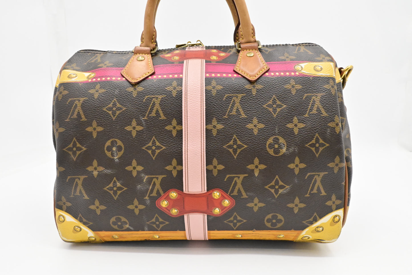 Louis Vuitton Speedy 30 Bandouliere in Summer Trunks Monogram