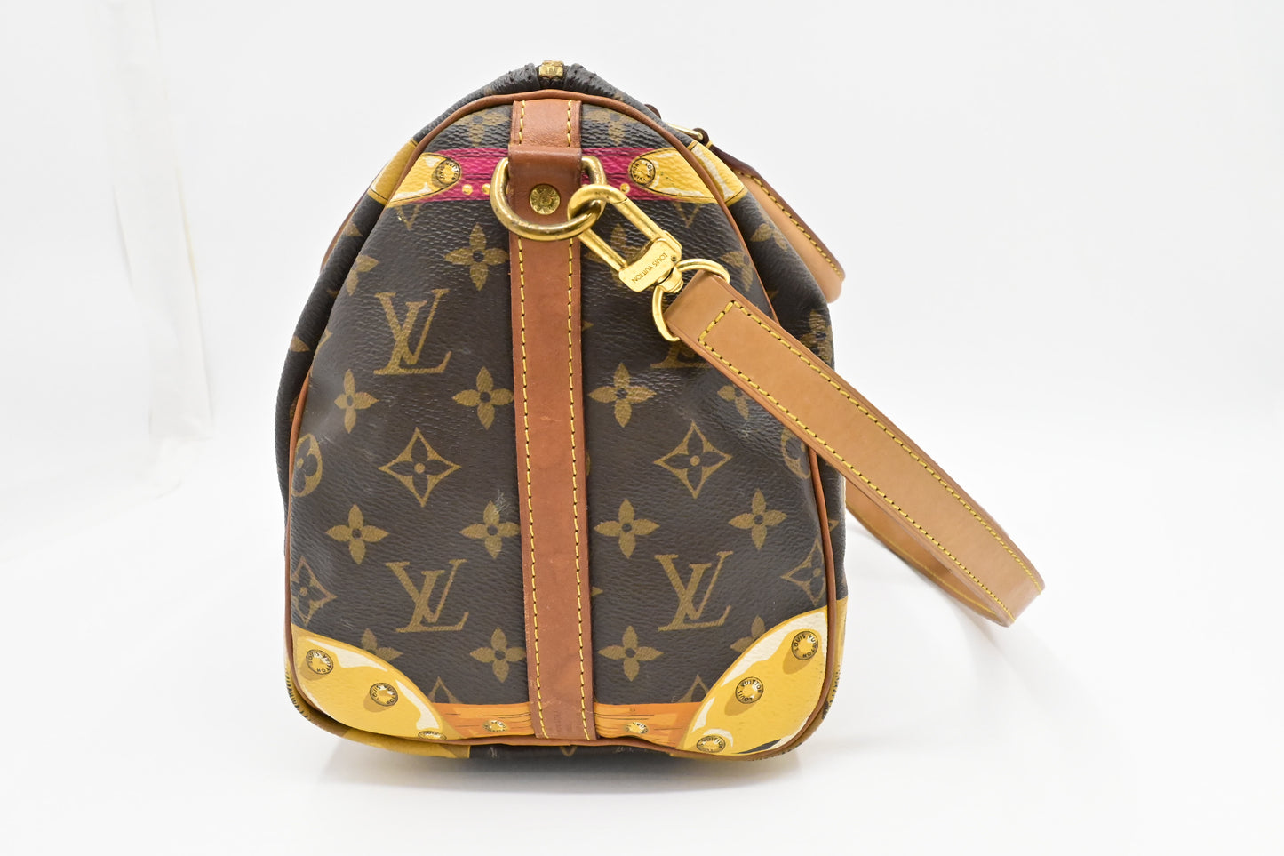 Louis Vuitton Speedy 30 Bandouliere in Summer Trunks Monogram