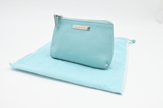 Tiffany & Co. Pouch in Tiffany Blue Leather