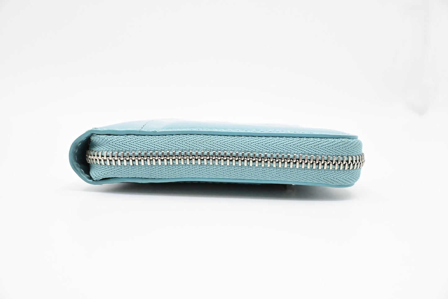 Tiffany & Co. Zippy Wallet in Tiffany Blue Leather