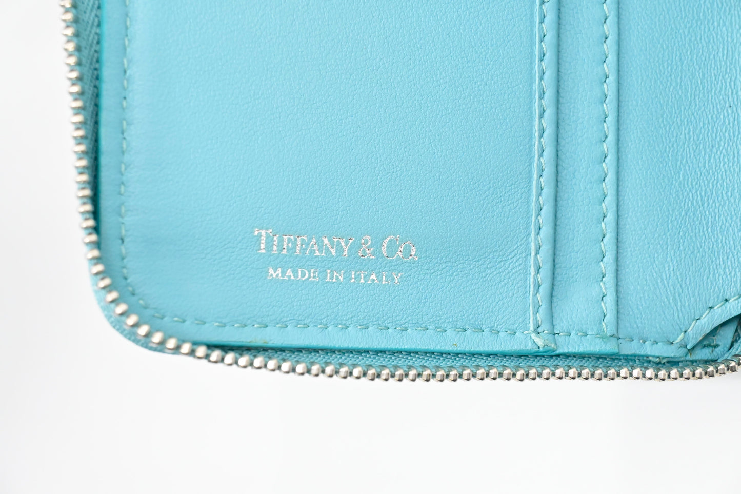 Tiffany & Co. Zippy Wallet in Tiffany Blue Leather